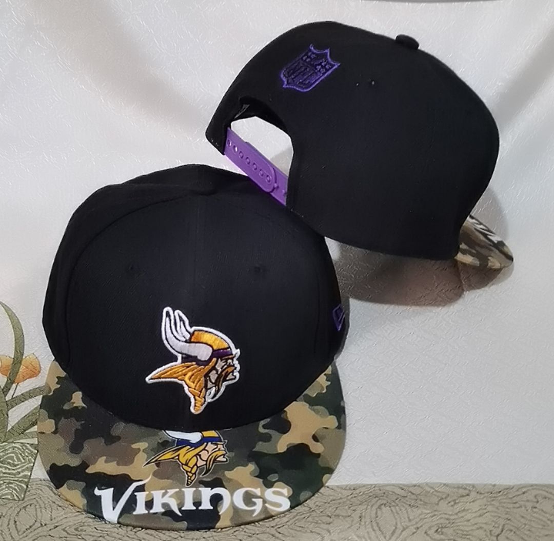 2022 NFL Minnesota Vikings Hat YS1115->->Sports Caps